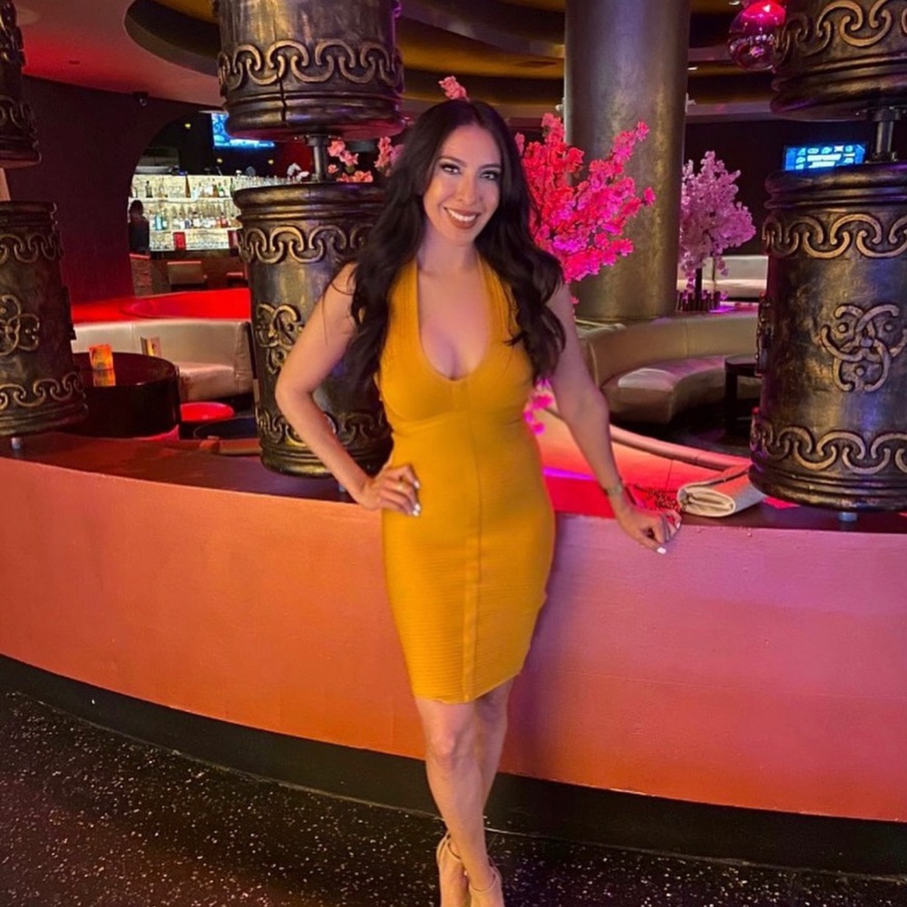 Mustard dress